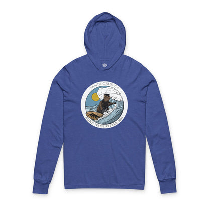 Otter 841 by Thiago Bianchini Unisex - Cotton Long Sleeve Hooded T-Shirt