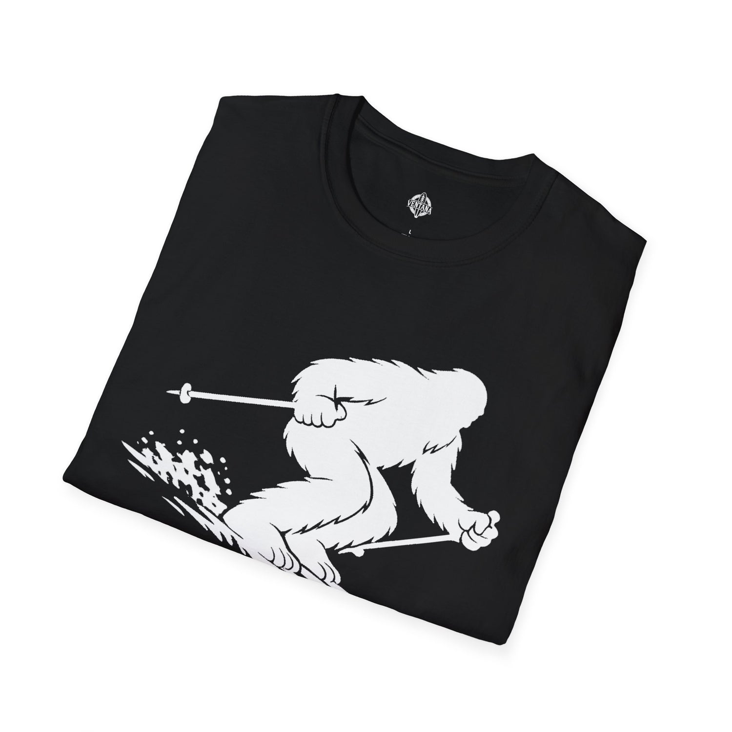 Ventana Shreddy Yeti Ski Unisex - U.S. Cotton T-Shirt