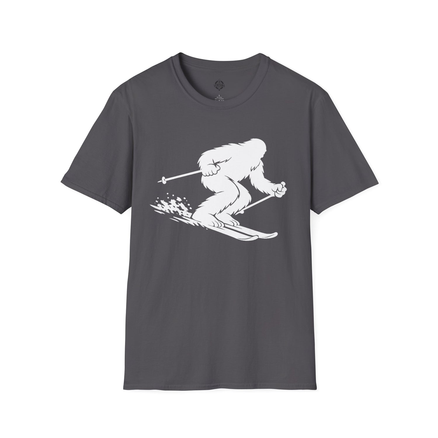 Ventana Shreddy Yeti Ski Unisex - U.S. Cotton T-Shirt