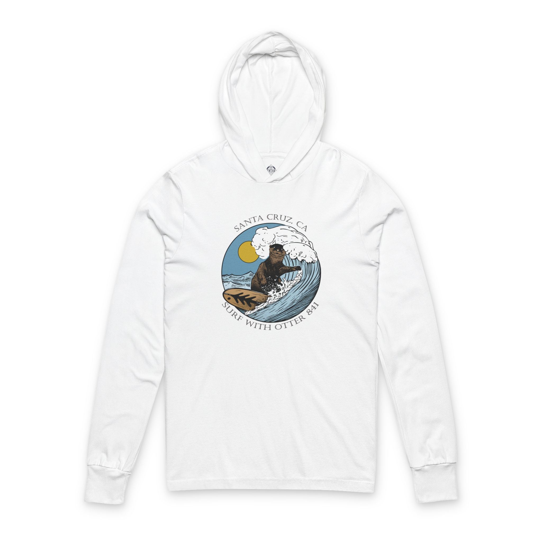 Otter 841 by Thiago Bianchini Unisex - Cotton Long Sleeve Hooded T-Shirt
