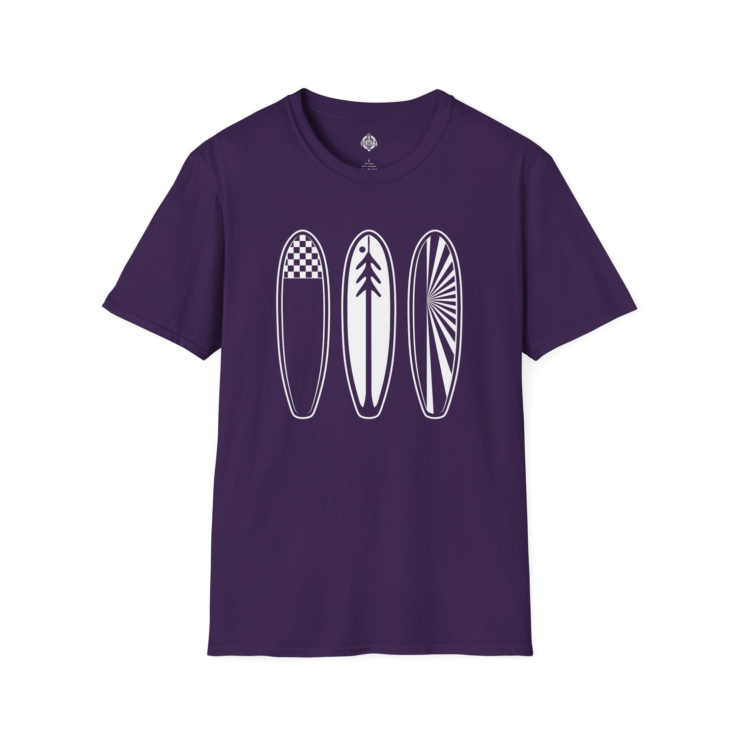 Ventana Three Board Unisex - Soft Style U.S. Cotton T-Shirt