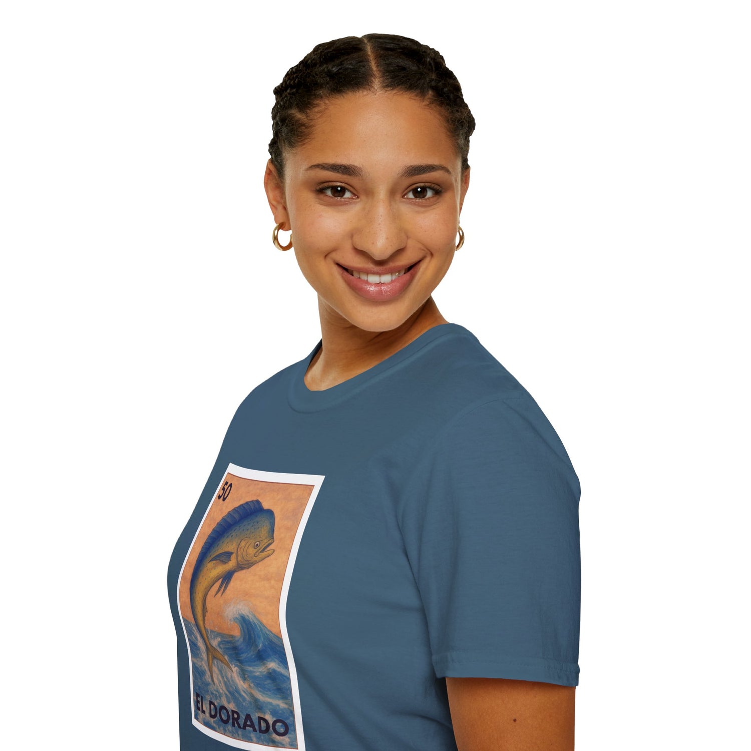 Dorado Lotería Unisex - Soft Style U.S. Cotton T-Shirt (El Dorado)