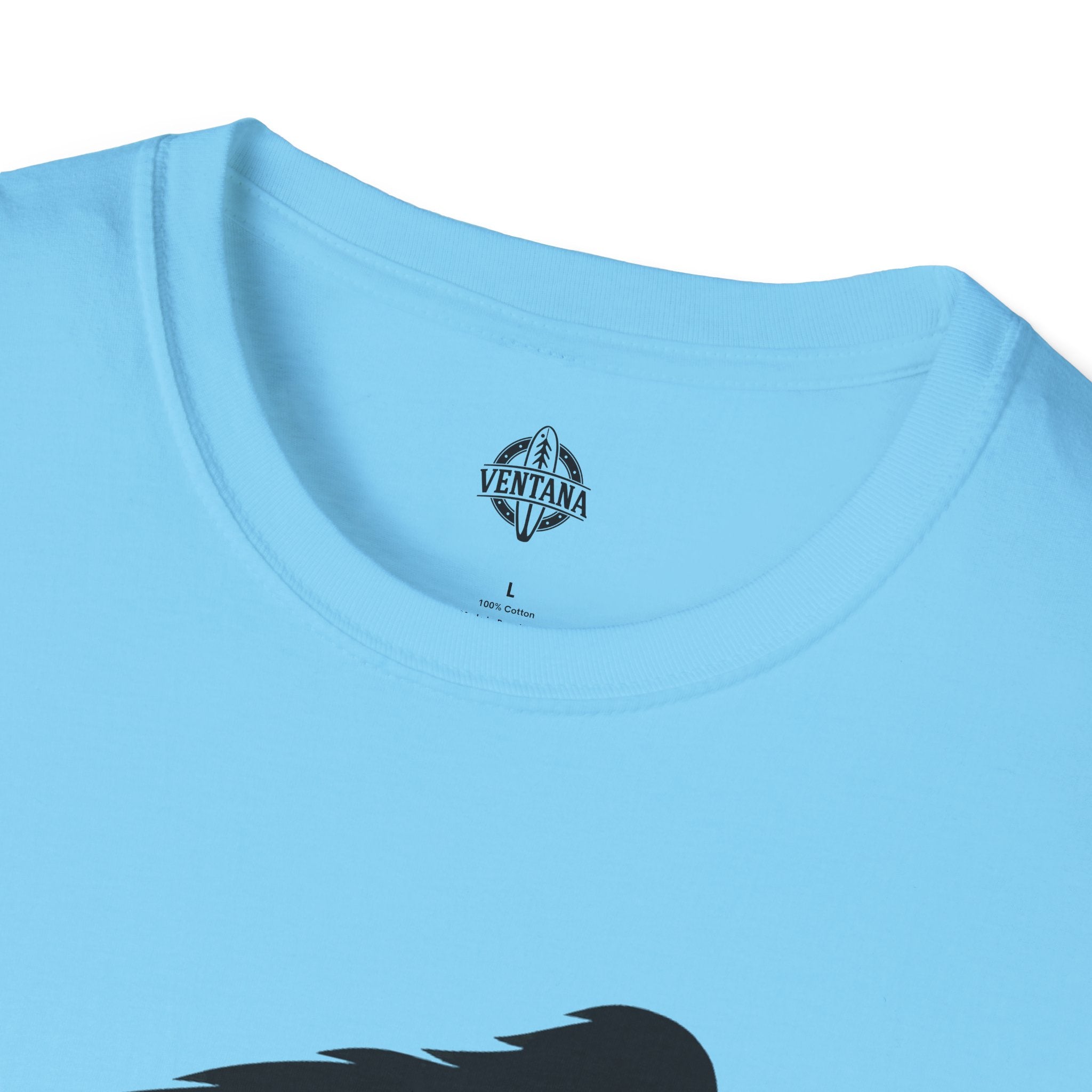 Ventana Shreddy Yeti Snowboard Unisex - U.S. Cotton T-Shirt