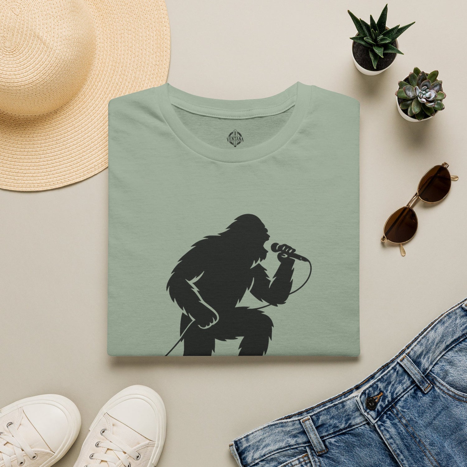 Ventana Ampedsquatch Unisex - U.S. Cotton T-Shirt