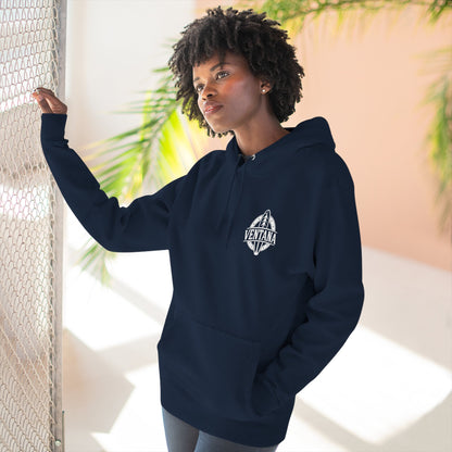 Ventana Monterey Bay by Thiago Bianchini Unisex - Pull-Over Cotton Blend Fleece Hoodie
