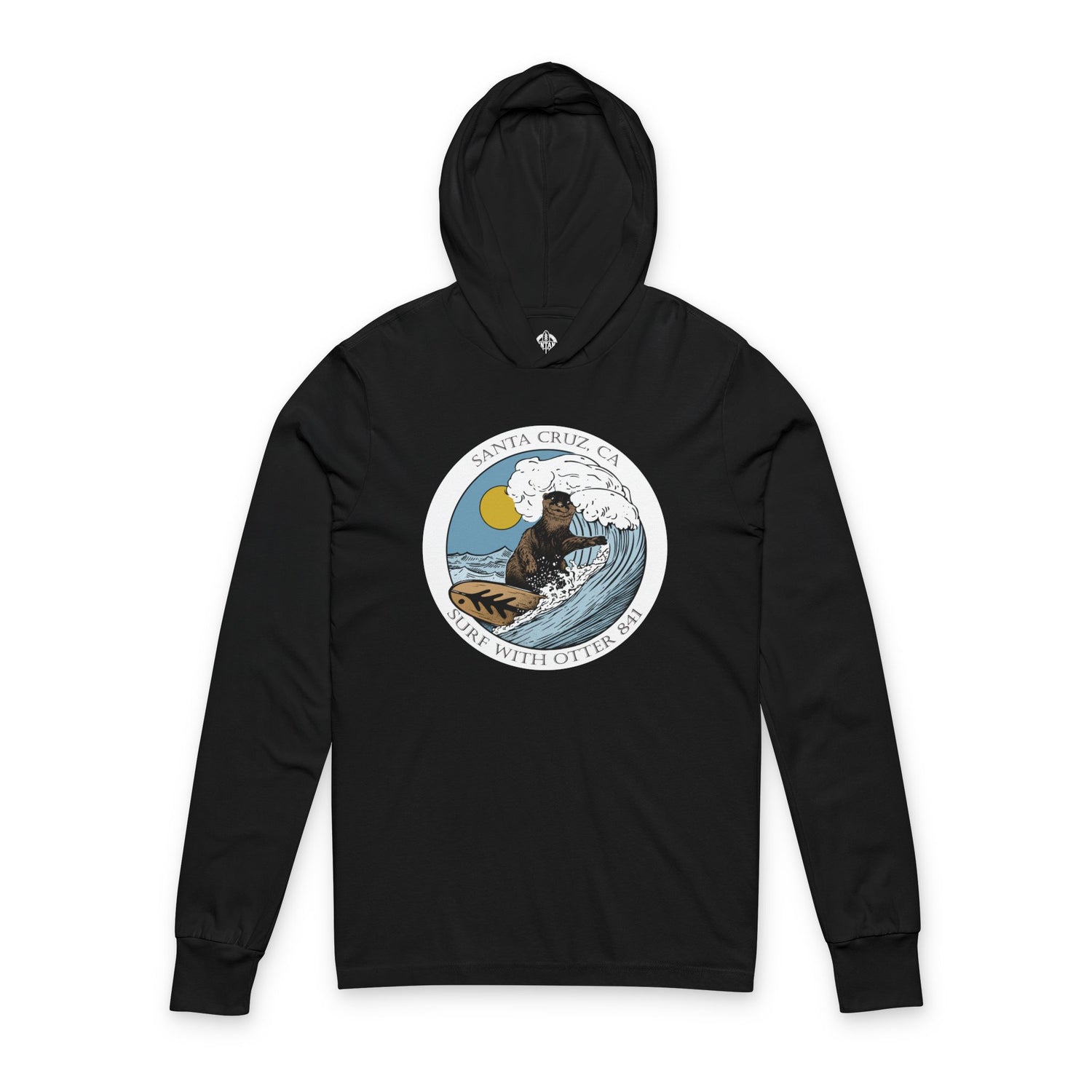 Otter 841 by Thiago Bianchini Unisex - Cotton Long Sleeve Hooded T-Shirt