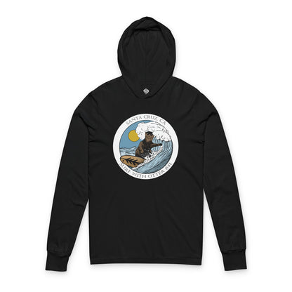 Otter 841 by Thiago Bianchini Unisex - Cotton Long Sleeve Hooded T-Shirt
