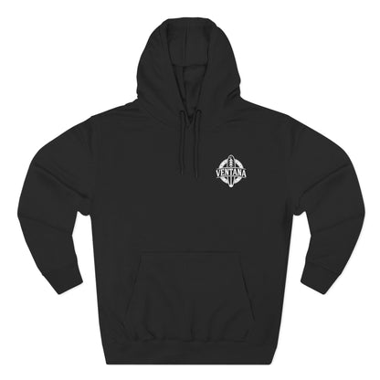 Ventana Monterey Bay by Thiago Bianchini Unisex - Pull-Over Cotton Blend Fleece Hoodie