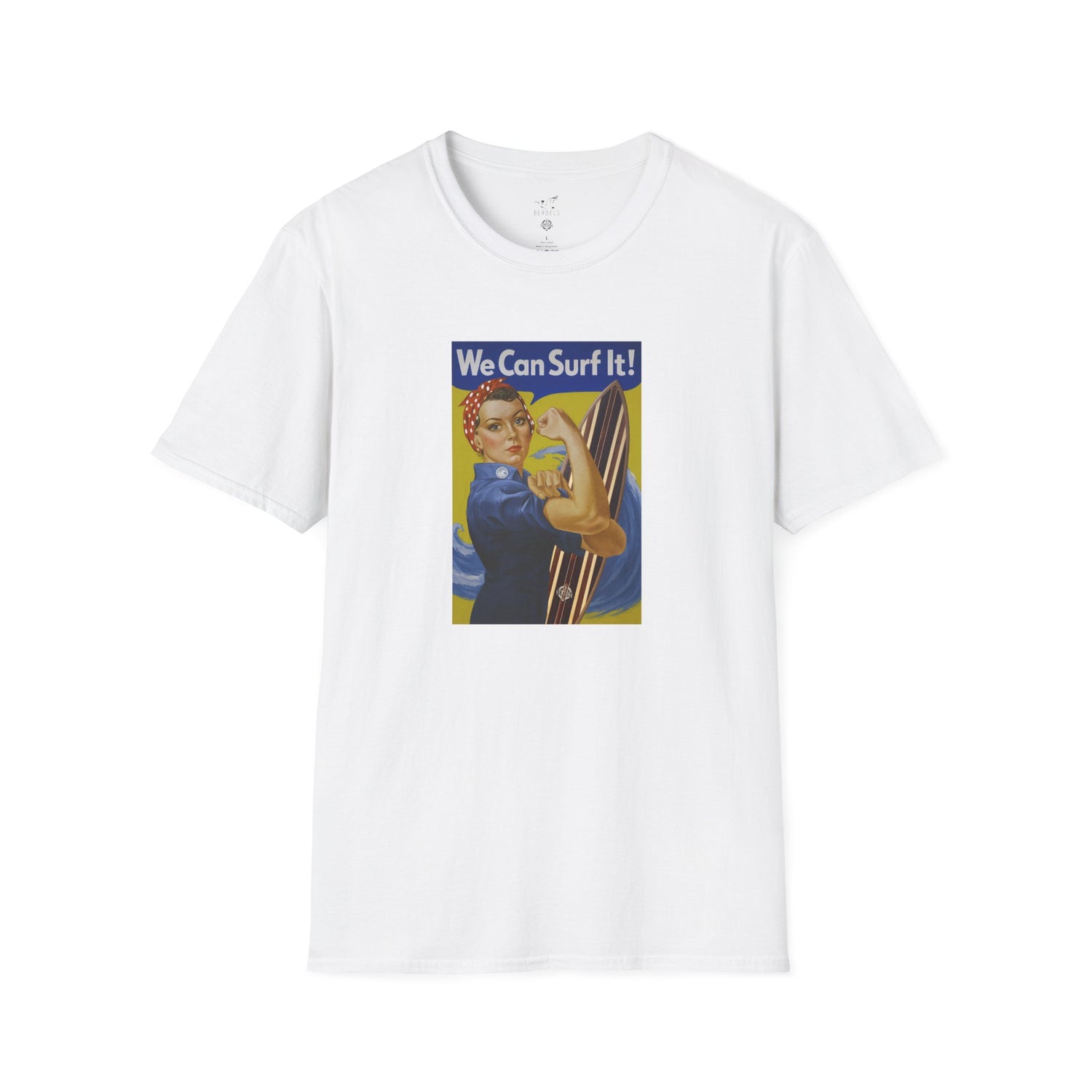 Rosie the Surfer Unisex - Soft Style U.S. Cotton T-Shirt