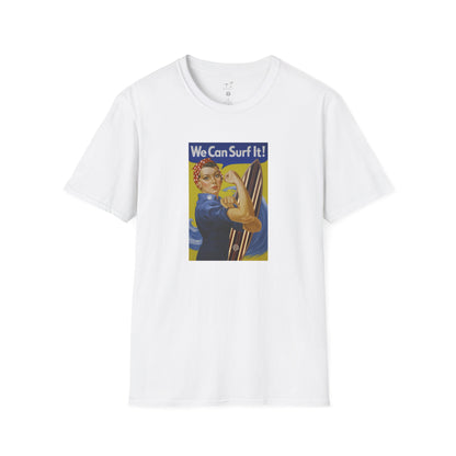 Rosie the Surfer Unisex - Soft Style U.S. Cotton T-Shirt
