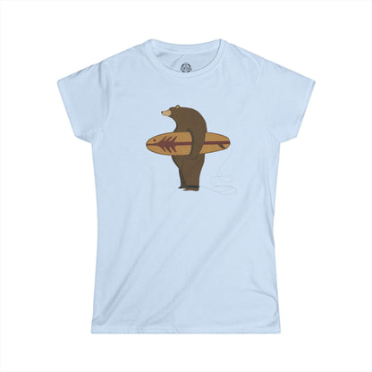 Surfing Grizzly Bear by Fabian Lavater - Women&