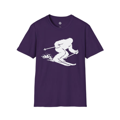 Ventana Shreddy Yeti Ski Unisex - U.S. Cotton T-Shirt