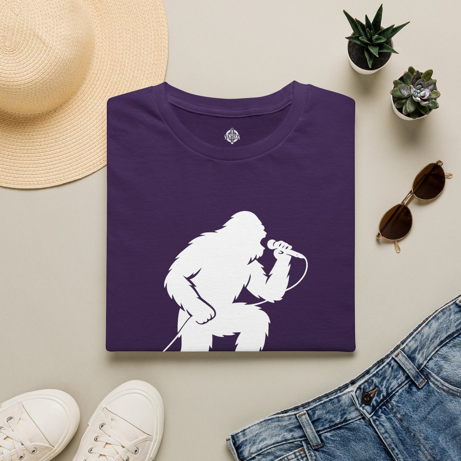 Ventana Ampedsquatch Unisex - U.S. Cotton T-Shirt