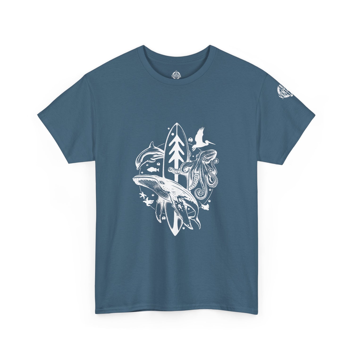 Ventana Monterey Bay by Thiago Bianchini - U.S. Cotton T-Shirt