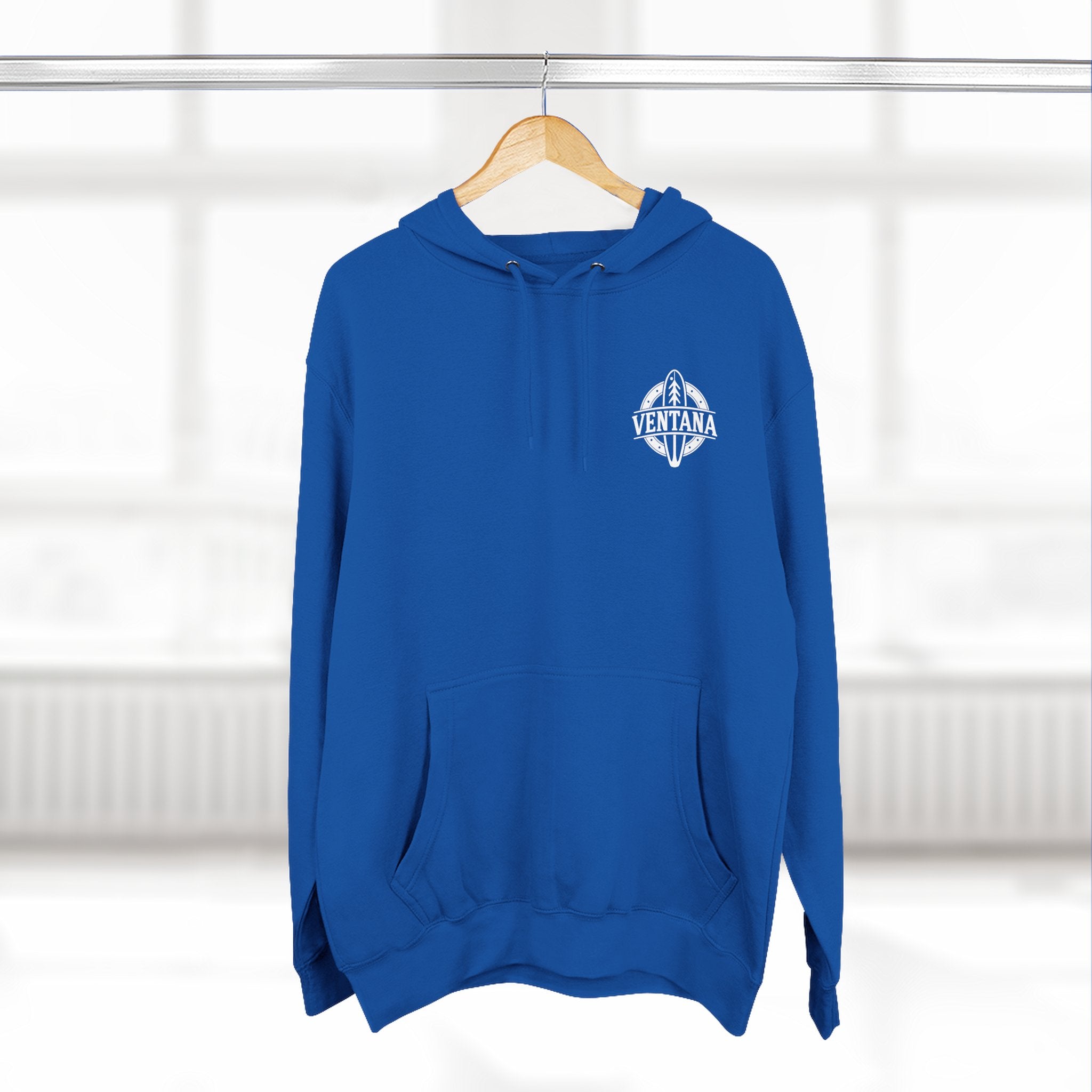 Ventana Monterey Bay by Thiago Bianchini Unisex - Pull-Over Cotton Blend Fleece Hoodie