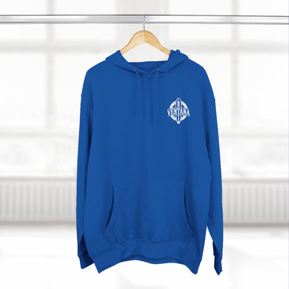 Ventana Monterey Bay by Thiago Bianchini Unisex - Pull-Over Cotton Blend Fleece Hoodie