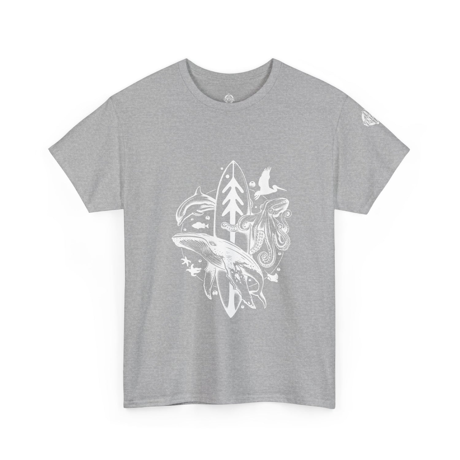 Ventana Monterey Bay by Thiago Bianchini - U.S. Cotton T-Shirt