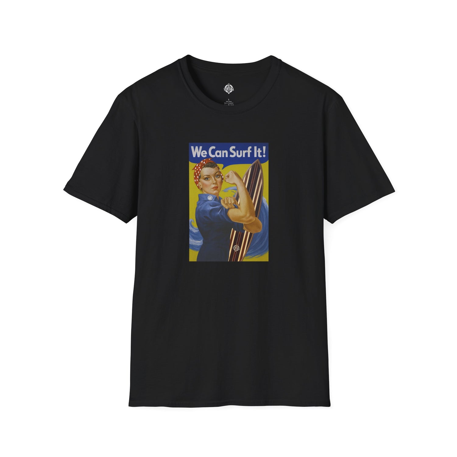 Rosie the Surfer Unisex - Soft Style U.S. Cotton T-Shirt