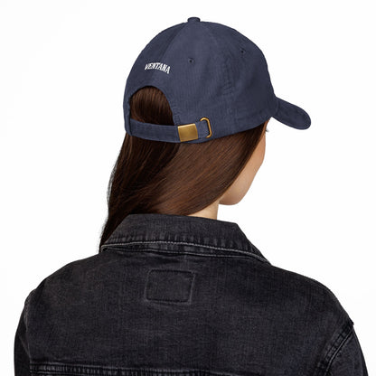 Aptos California Upside Down Embroidered Corduroy Cap - 100% Cotton
