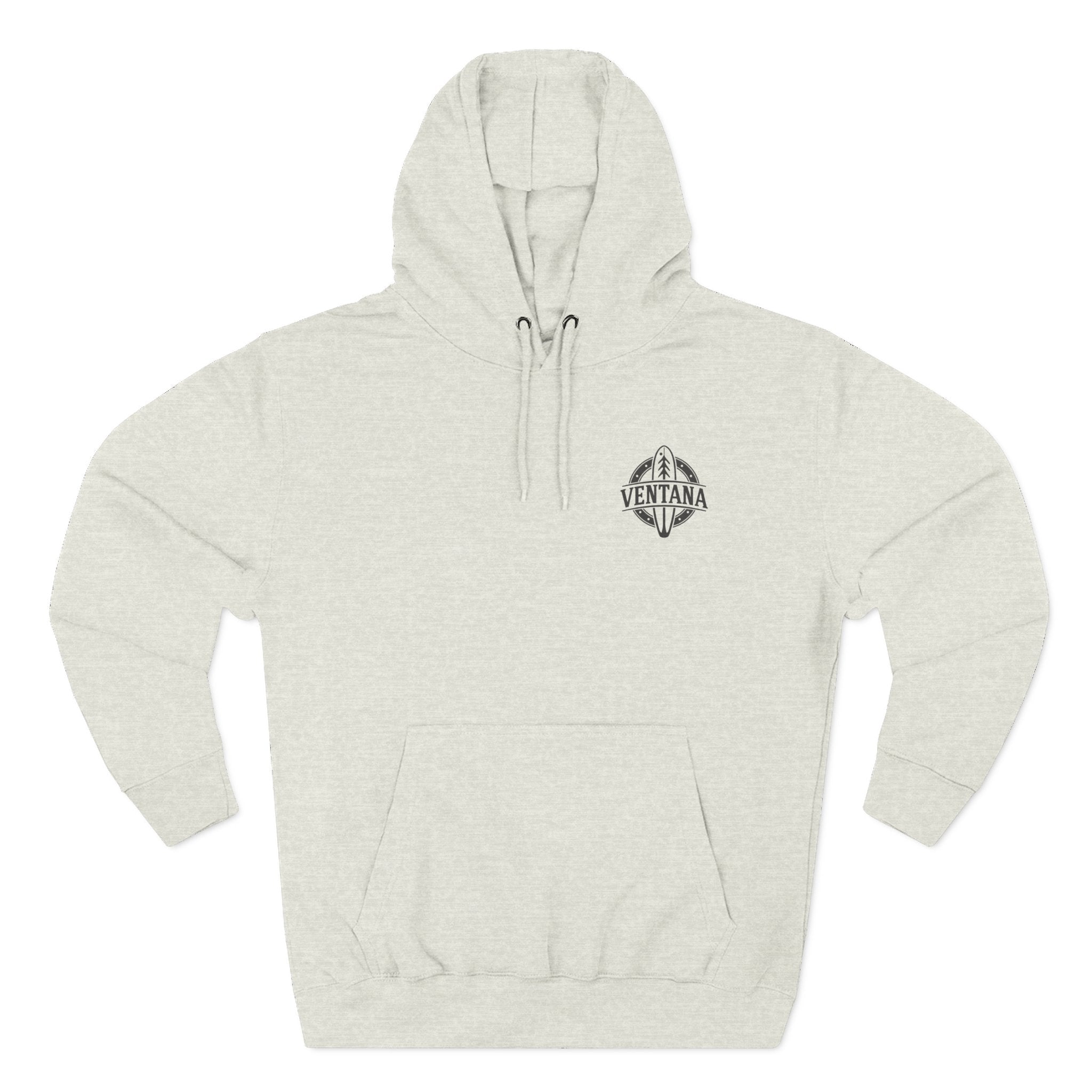 Ventana Monterey Bay by Thiago Bianchini Unisex - Pull-Over Cotton Blend Fleece Hoodie