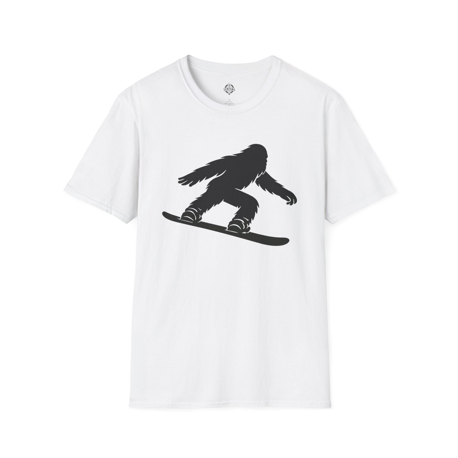 Ventana Shreddy Yeti Snowboard Unisex - U.S. Cotton T-Shirt