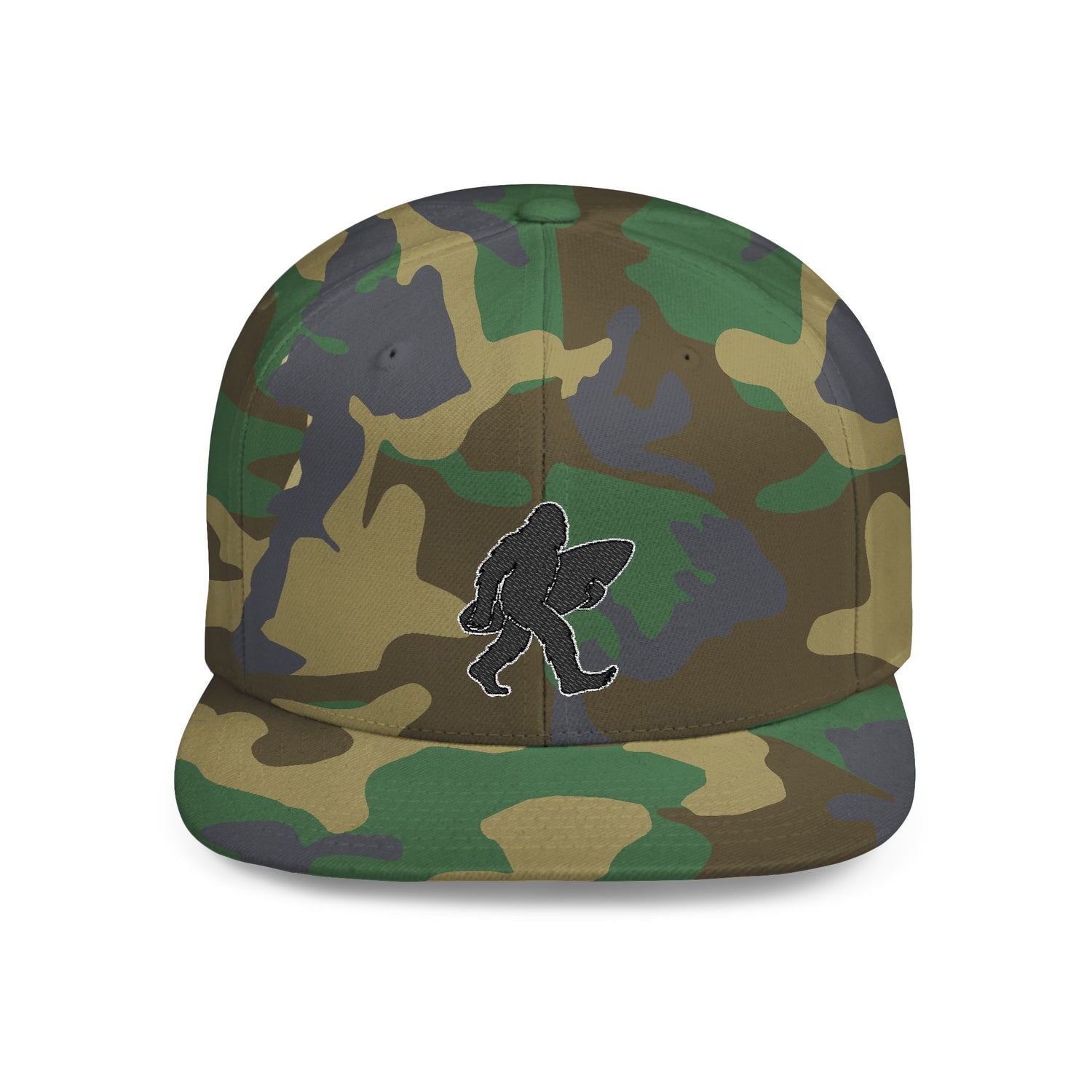 Ventana Surfsquatch Embroidered Flat Bill Snapback Hat