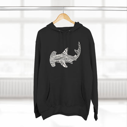 Ventangle Hammerhead Unisex - Pull-Over Cotton Blend Fleece Hoodie