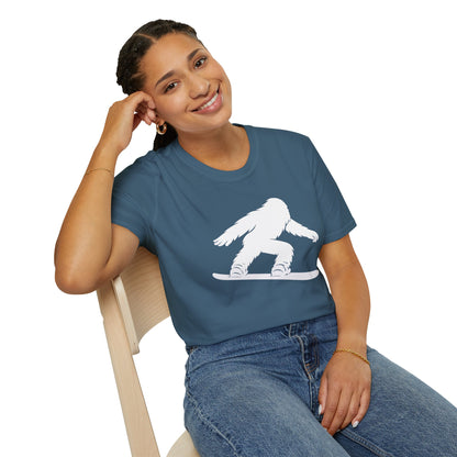 Ventana Shreddy Yeti Snowboard Unisex - U.S. Cotton T-Shirt