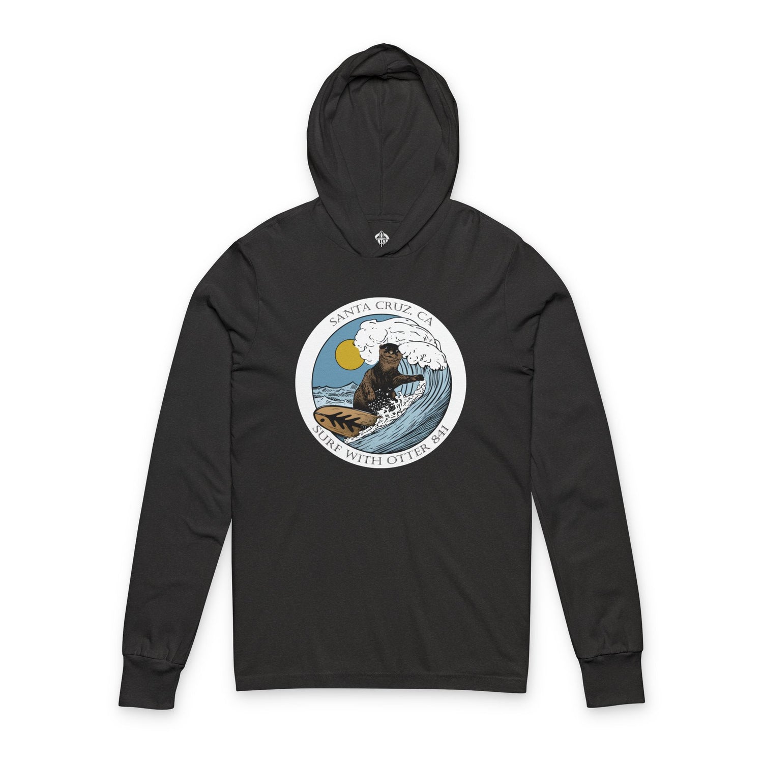 Otter 841 by Thiago Bianchini Unisex - Cotton Long Sleeve Hooded T-Shirt
