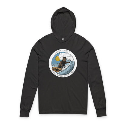 Otter 841 by Thiago Bianchini Unisex - Cotton Long Sleeve Hooded T-Shirt