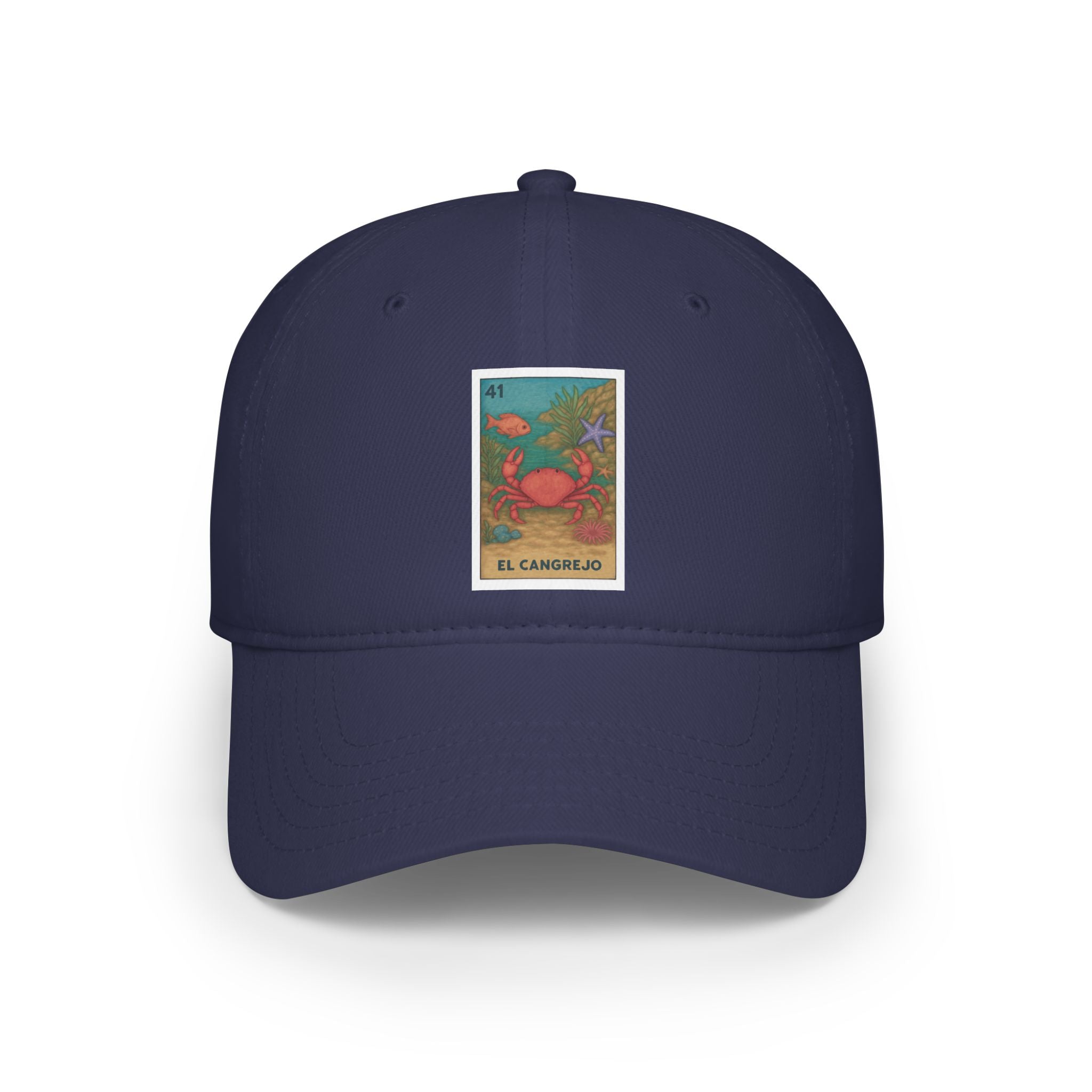 Crab Lotería Unisex - 100% Cotton Baseball Cap (El Cangrejo)