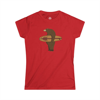Surfing Grizzly Bear by Fabian Lavater - Women&