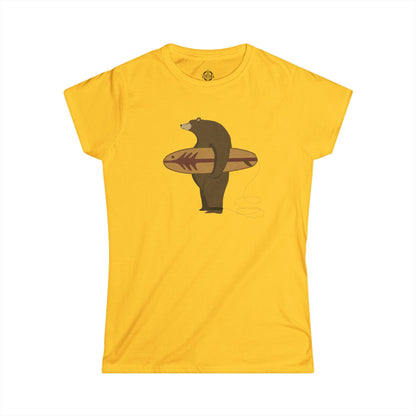 Surfing Grizzly Bear by Fabian Lavater - Women&