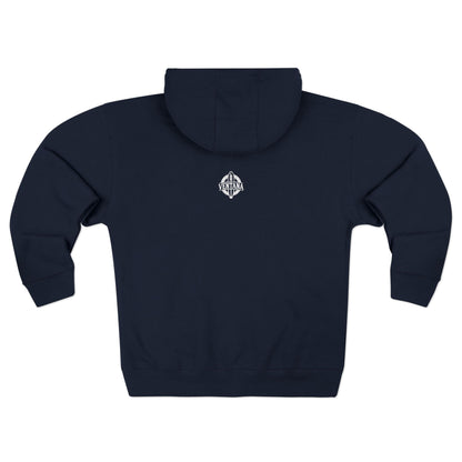 Turtle Lotería Unisex - Zip Cotton Blend Fleece Hoodie (La Tortuga)