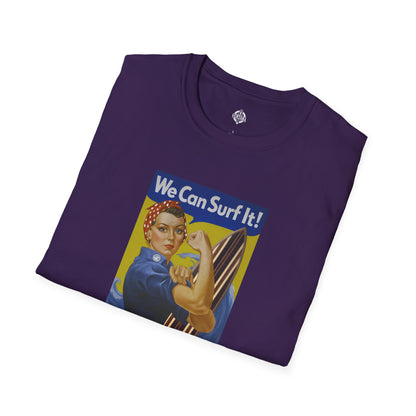 Rosie the Surfer Unisex - Soft Style U.S. Cotton T-Shirt