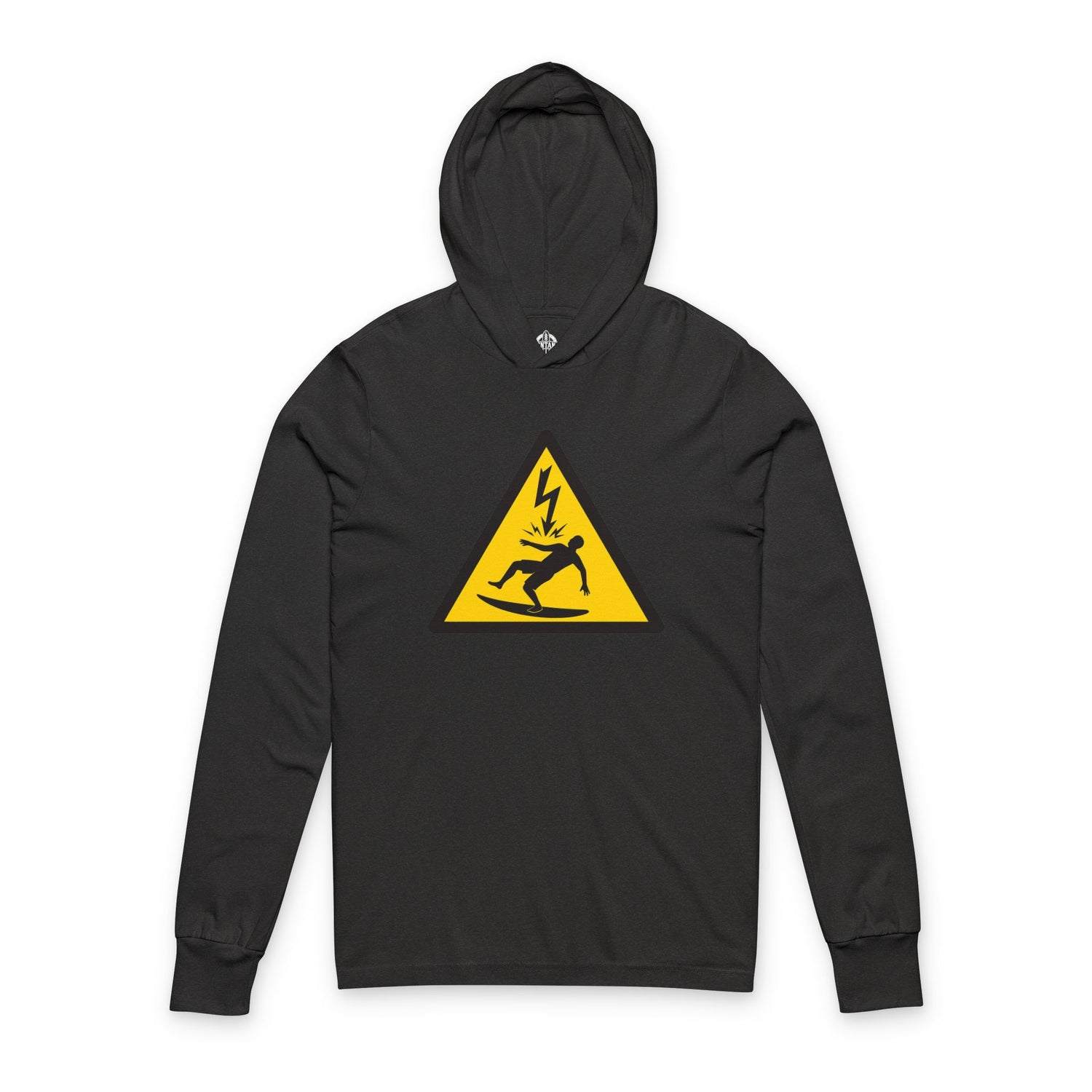 Electric Surfer Unisex - Cotton Long Sleeve Hooded T-Shirt