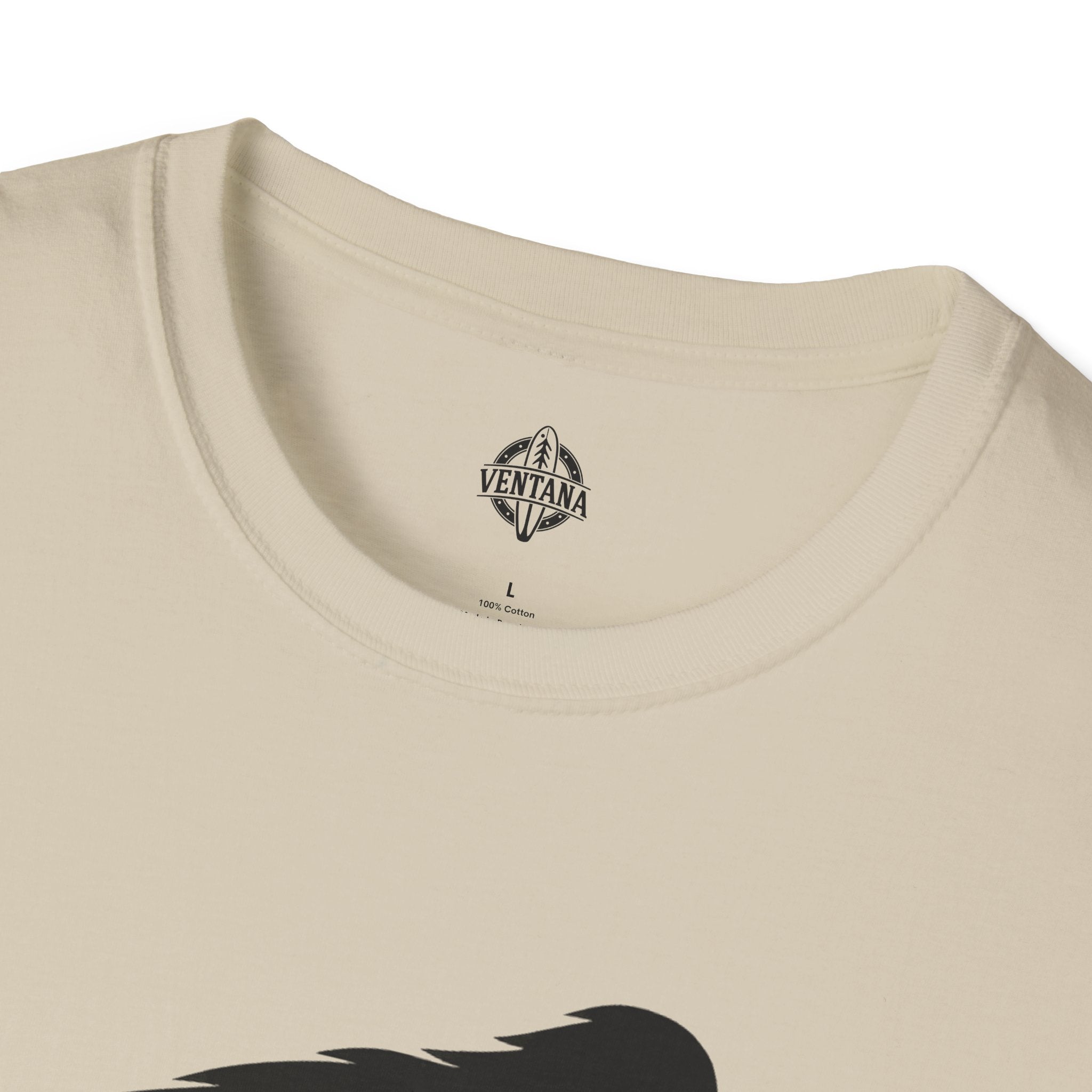 Ventana Shreddy Yeti Snowboard Unisex - U.S. Cotton T-Shirt