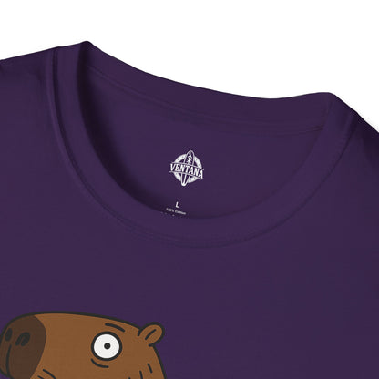 Capybara Surfer Unisex - Soft Style U.S. Cotton T-Shirt