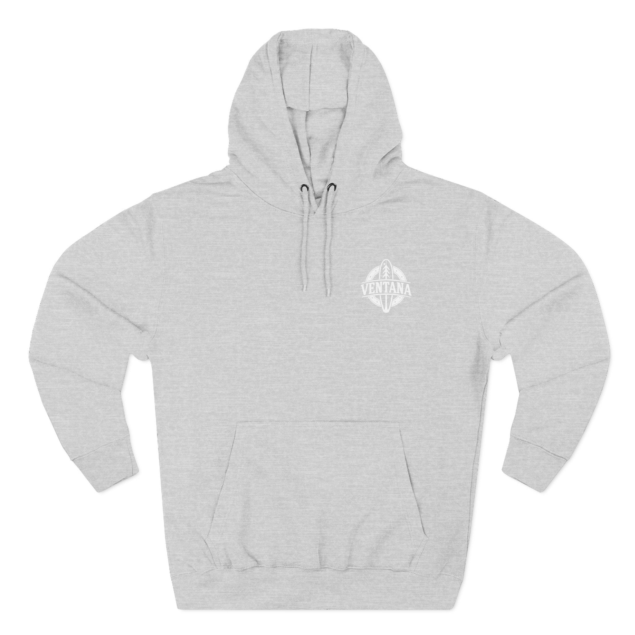 Ventana Monterey Bay by Thiago Bianchini Unisex - Pull-Over Cotton Blend Fleece Hoodie