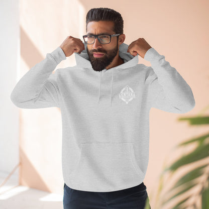 Ventana Monterey Bay by Thiago Bianchini Unisex - Pull-Over Cotton Blend Fleece Hoodie