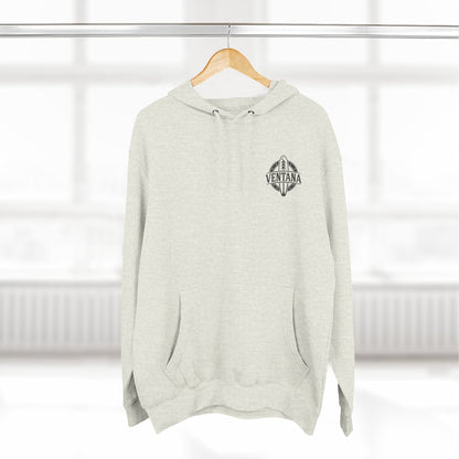 Ventana Monterey Bay by Thiago Bianchini Unisex - Pull-Over Cotton Blend Fleece Hoodie
