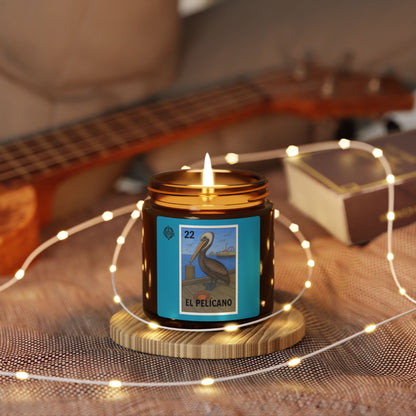 Pelican Lotería - Scented Soy Candle (El Pelícano)