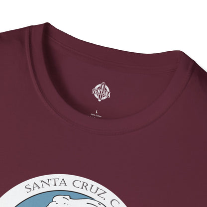 Surf with Otter 841 by Thiago Bianchini Unisex - Soft Style U.S. Cotton T-Shirt