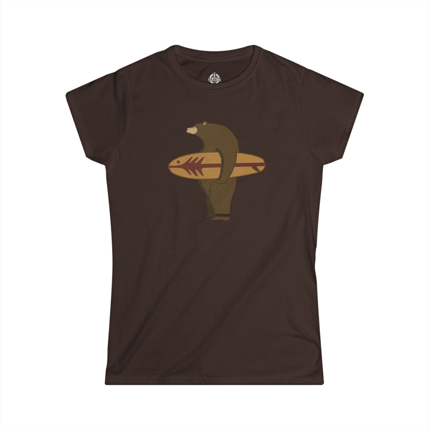 Surfing Grizzly Bear by Fabian Lavater - Women&