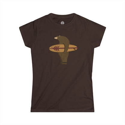 Surfing Grizzly Bear by Fabian Lavater - Women&