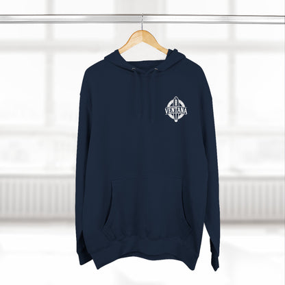 Ventana Monterey Bay by Thiago Bianchini Unisex - Pull-Over Cotton Blend Fleece Hoodie