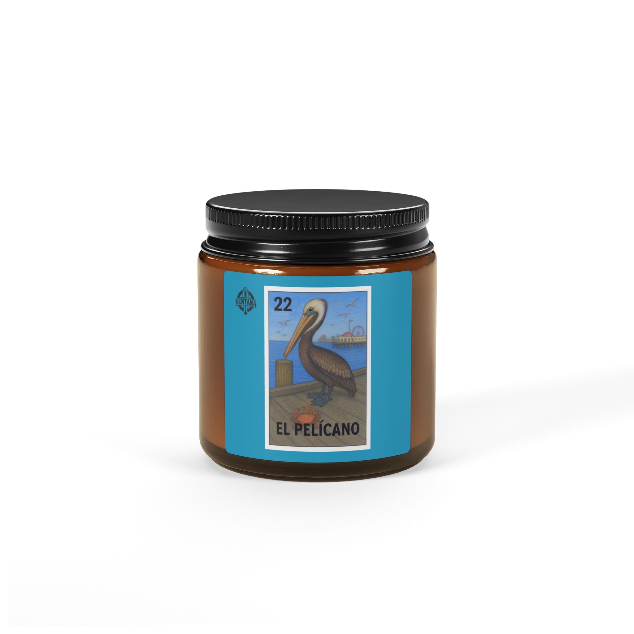 Pelican Lotería - Scented Soy Candle (El Pelícano)