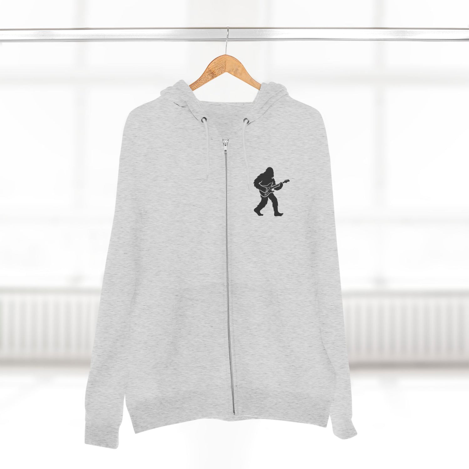 Ventana Jamsquatch Unisex - Zip Cotton Blend Fleece Hoodie