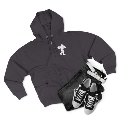 Ventana Snapsquatch Unisex - Zip Cotton Blend Fleece Hoodie