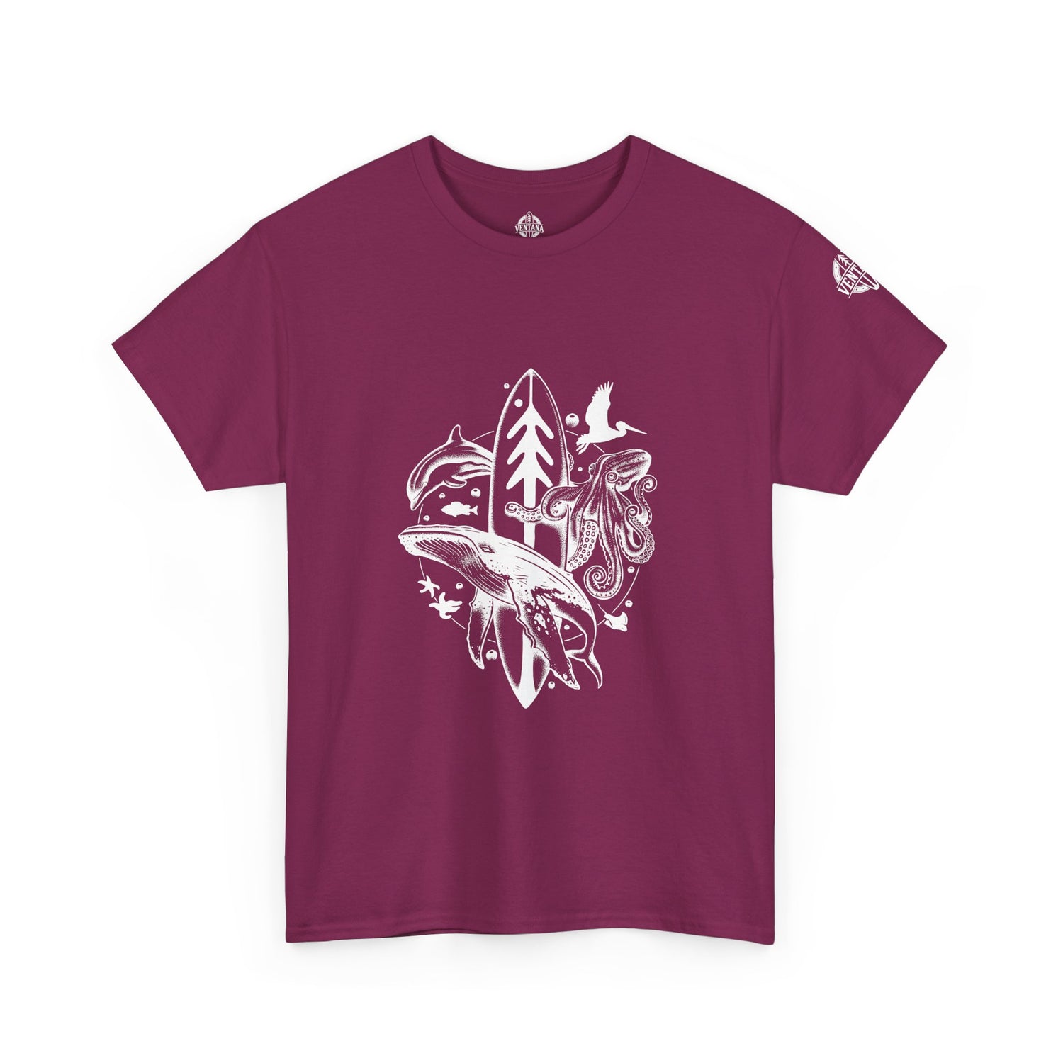 Ventana Monterey Bay by Thiago Bianchini - U.S. Cotton T-Shirt
